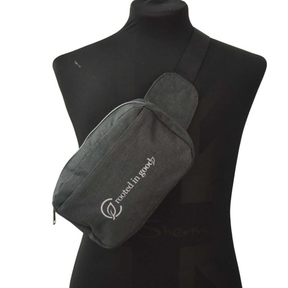 Curaleaf Rooted In Good Belt Bag Crossbody Fanny Pack Adjustable Strap Pockets